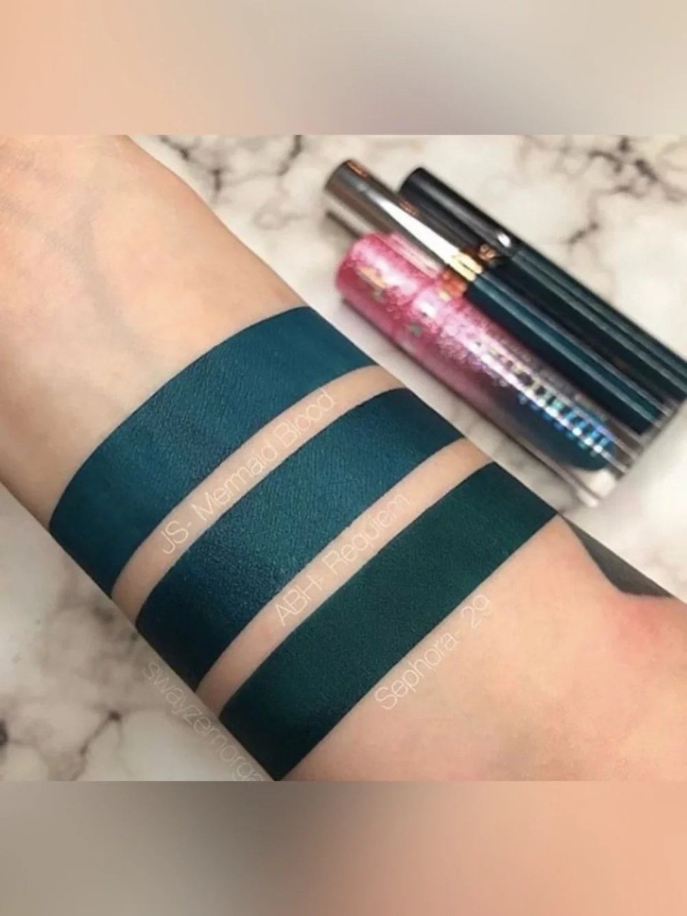 Rare New Jeffree Star Velour Liquid Lipstick - Mermaid Blood (Teal)